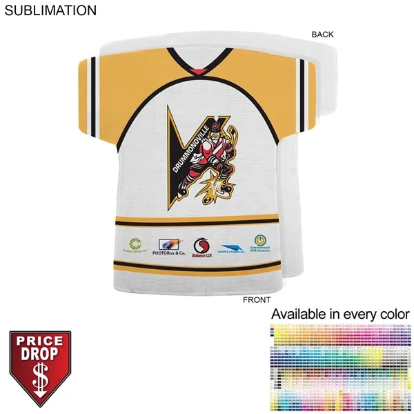Jersey Shape Microfiber Keepsake Towel, 18x17, Sublimated Front Side... from ASI 53509 FIEL-Fairdeal Import & Export / FIEL