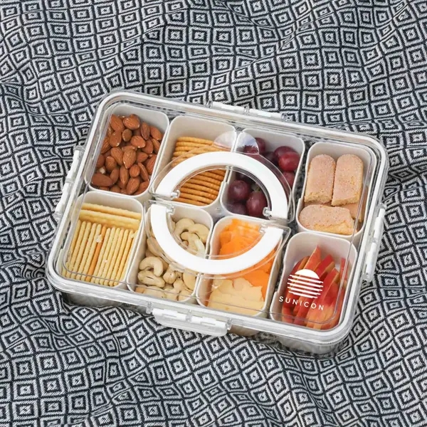 Picnic set with blanket, cooler bag, and portable snack tray.... from ASI 61966 HPG / Beacon Promotions
