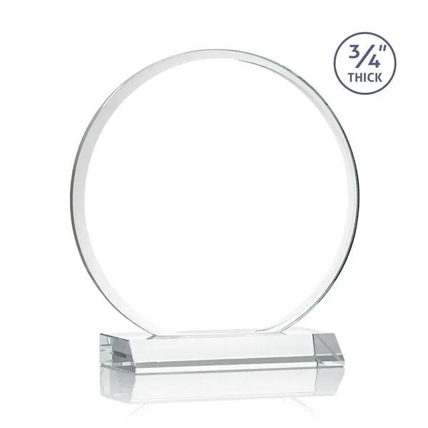 The striking Blackpool Award features a captivating Starfire Crystal disc mounted... from ASI 84592 St Regis Group / St Regis