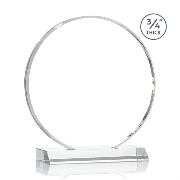 The striking Blackpool Award features a captivating Starfire Crystal disc mounted... from ASI 84592 St Regis Group / St Regis