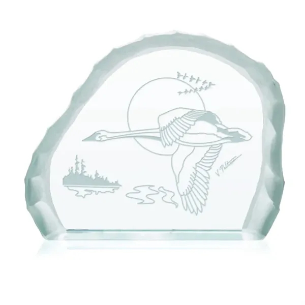 Geese in Flight, one of the Cry of the Wild series... from ASI 84592 St Regis Group / Prestige Glass