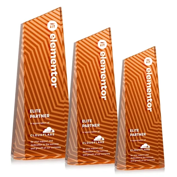 Hallandale VividPrint™ Award - Orange... from ASI 84592 St Regis Group / St Regis