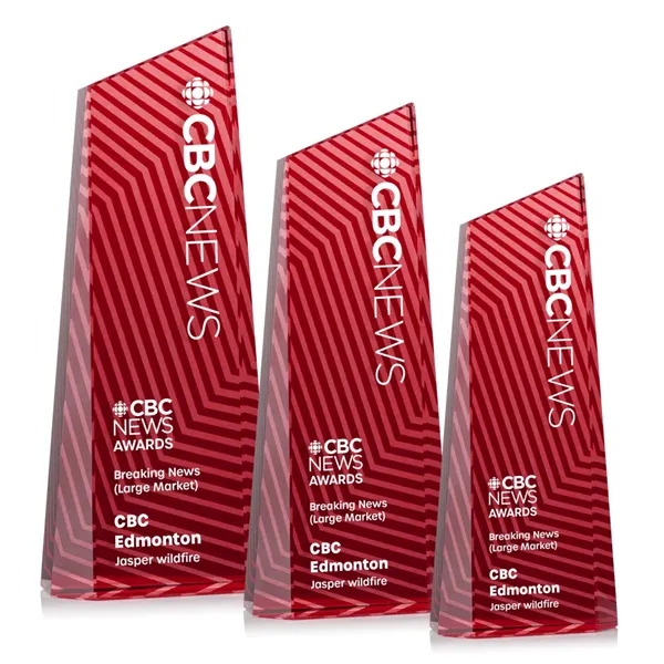Hallandale VividPrint™ Award - Red... from ASI 84592 St Regis Group / St Regis