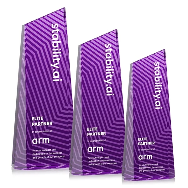 Hallandale VividPrint™ Award - Purple... from ASI 84592 St Regis Group / St Regis
