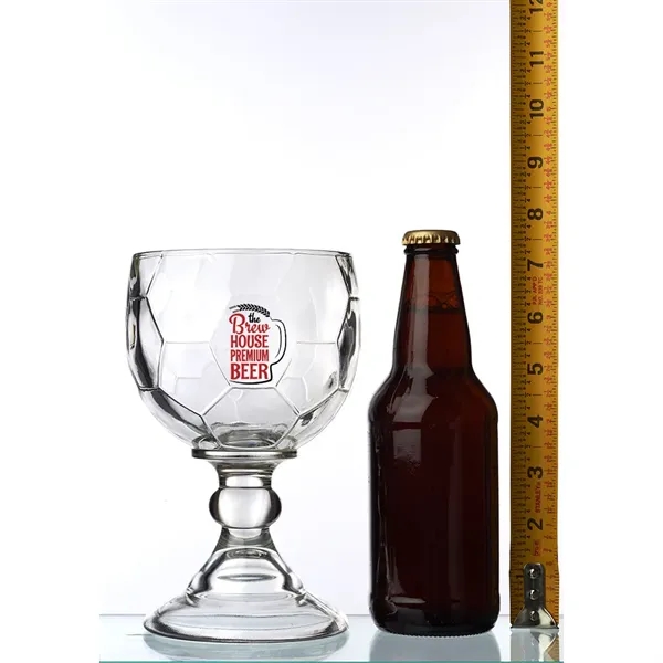 21 oz. soccer chalice made of recyclable and durable glass.... from ASI 39552 BEL Promo