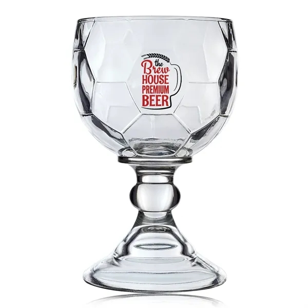 21 oz. soccer chalice made of recyclable and durable glass.... from ASI 39552 BEL Promo