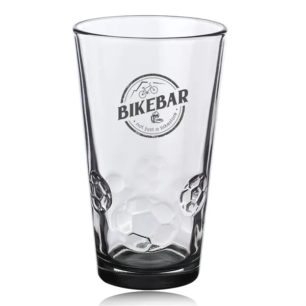 16 oz. soccer pint glass made of recyclable and durable glass.... from ASI 39552 BEL Promo