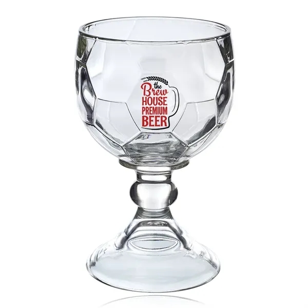 21 oz. soccer chalice made of recyclable and durable glass.... from ASI 39552 BEL Promo