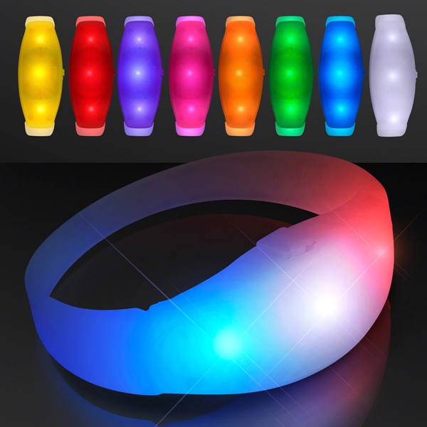 Steady LED Illumination Stretch Bracelet; Blank and Imprinted Pricing... from ASI 34194 ALightPromos