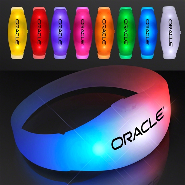 Steady LED Illumination Stretch Bracelet; Blank and Imprinted Pricing... from ASI 34194 ALightPromos