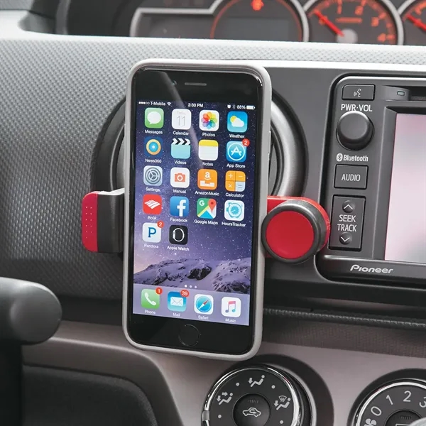 Auto Vent Phone Holder. Holder Clips onto your Vehicles Air Conditioning... from ASI 61125 Hit Promotional Products / Hit®