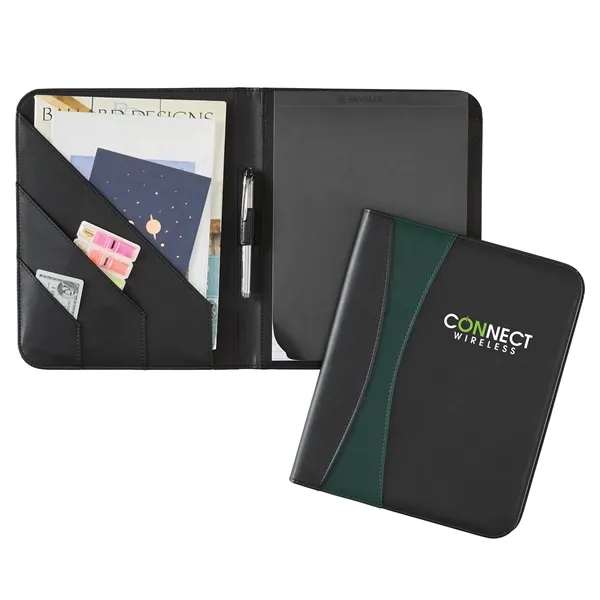 Prism Padholder with Ultrahide Simulated Leather, interior organizer, and writing pad.... from ASI 86565 Seville Gear