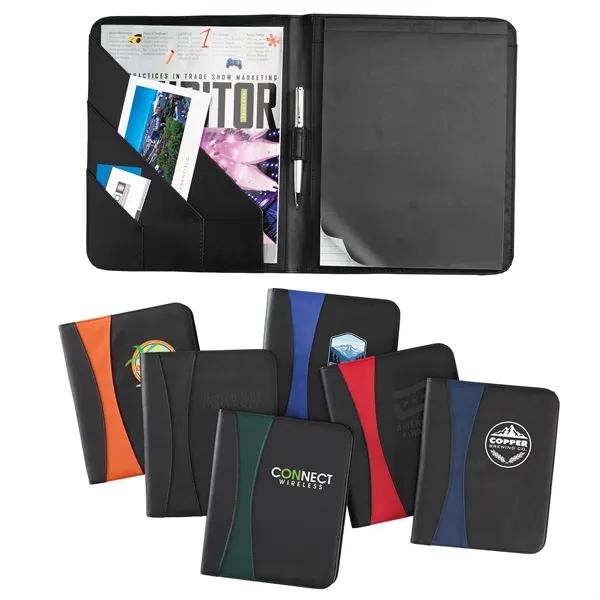 Prism Padholder with Ultrahide Simulated Leather, interior organizer, and writing pad.... from ASI 86565 Seville Gear