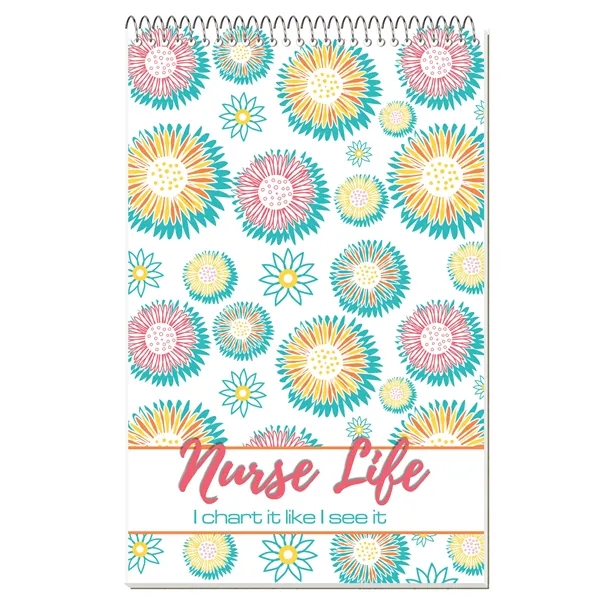 Full color stenographer notebook with 50 sheets and white chipboard back... from ASI 50873 Drum-Line / Drum-line Inc