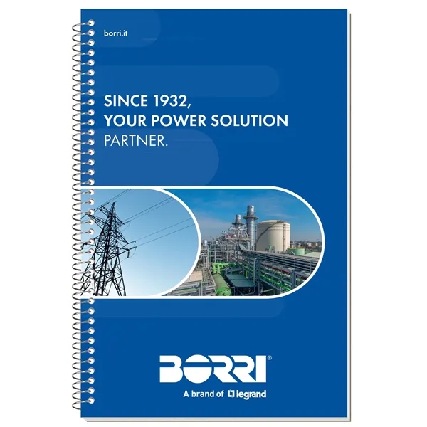 Full color stenographer notebook with 50 sheets and white chipboard back... from ASI 50873 Drum-Line / Drum-line Inc