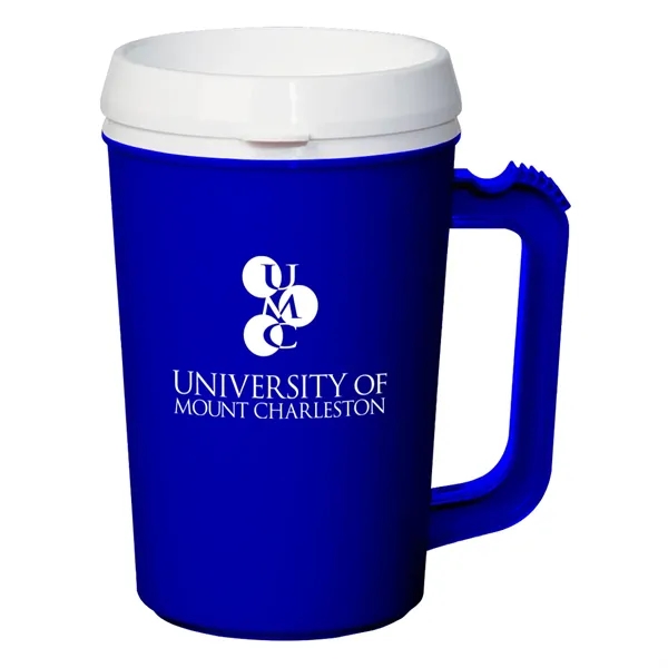 22 Oz. Thermo Insulated Mug. Matte Finish. Double Wall Construction For... from ASI 61125 Hit Promotional Products / Hit®