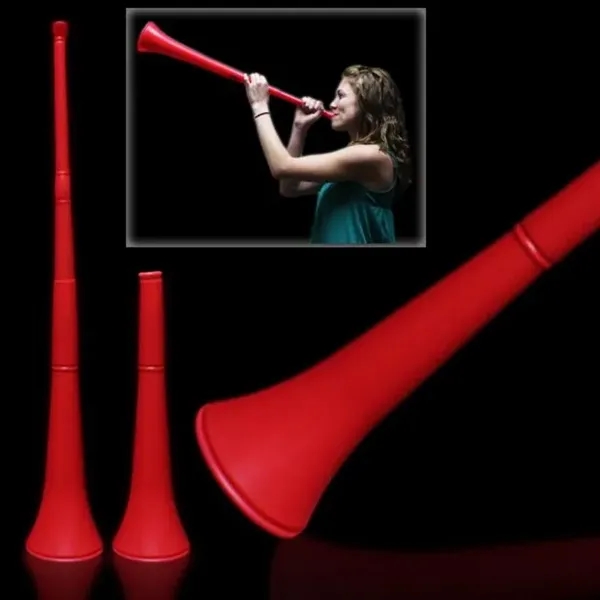 28" plastic stadium horn that collapse down to 15"... from ASI 42016 Brighter Promotions Inc
