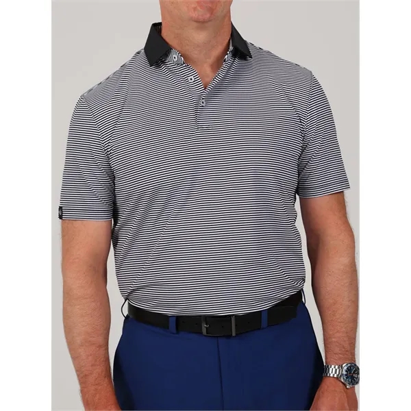 Short sleeve solid baby pique features a three-button placket and fully... from ASI 38120 Ball Pro / Diversified Quality Kitchenware / Branded Apparel Designs