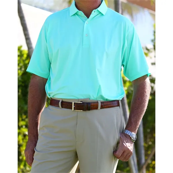 Item #A-DR076FP-126 Donald Ross Jupiter- Jersey W/Geometric Placket Design