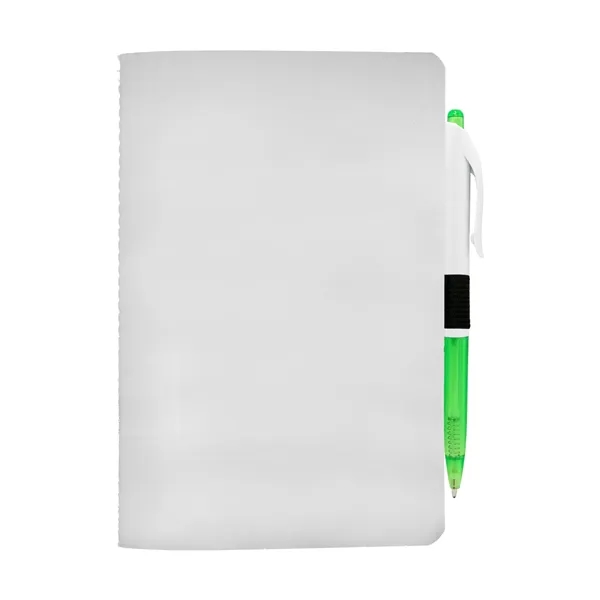 5" x 7" Sewn Paper Cover Notebook with Pen... from ASI 30208 A P Specialties / AP Specialties