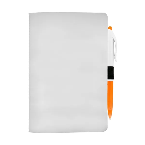 5" x 7" Sewn Paper Cover Notebook with Pen... from ASI 30208 A P Specialties / AP Specialties