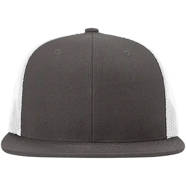 Six-panel, high-profile snapback wool blend flatbill trucker hat.... from ASI 74601 Calico