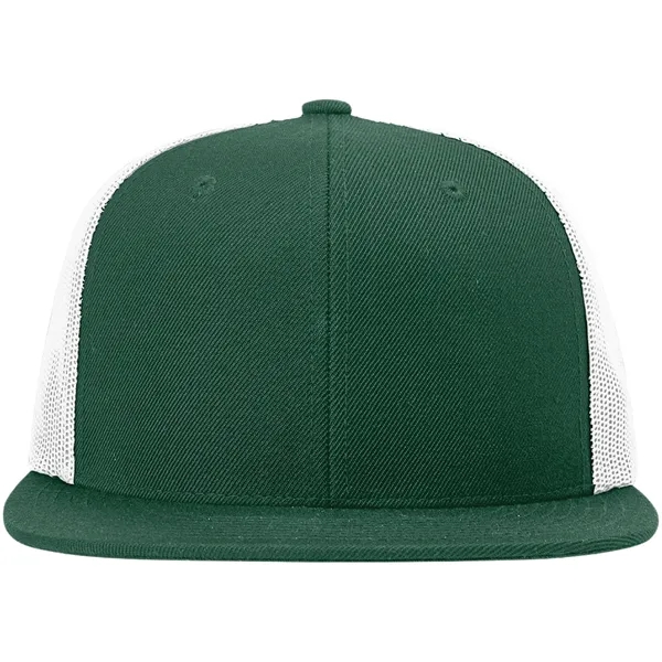 Six-panel, high-profile snapback wool blend flatbill trucker hat.... from ASI 74601 Calico