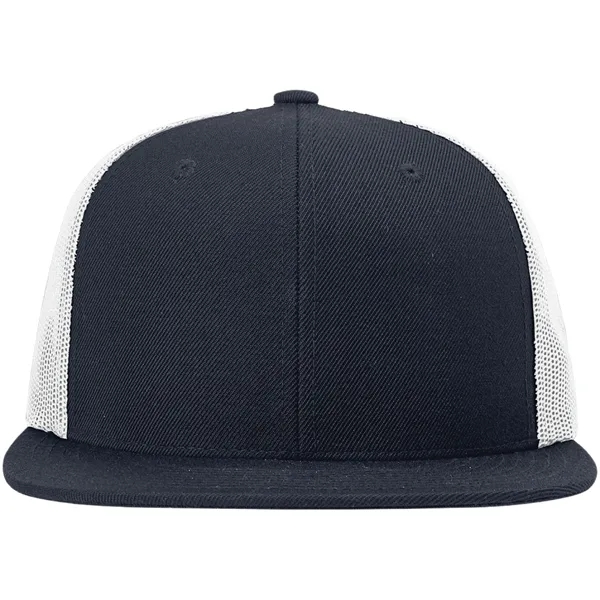 Six-panel, high-profile snapback wool blend flatbill trucker hat.... from ASI 74601 Calico