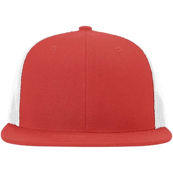 Six-panel, high-profile snapback wool blend flatbill trucker hat.... from ASI 74601 Calico