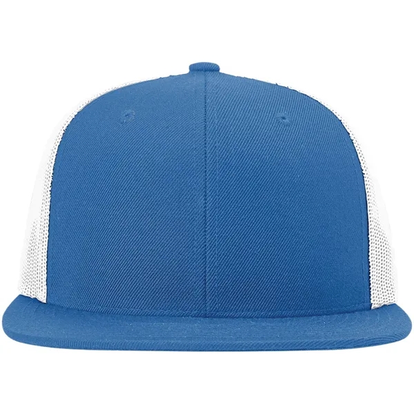 Six-panel, high-profile snapback wool blend flatbill trucker hat.... from ASI 74601 Calico