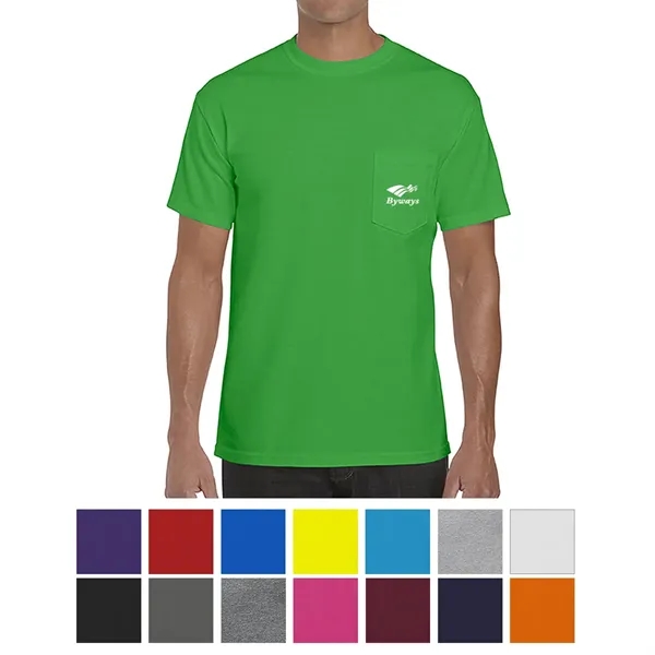Gildan® Heavy Cotton™ Adult Tee with Pocket... from ASI 61125 Hit Promotional Products / Hit®
