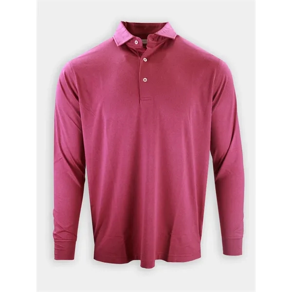 The Bandon, a long sleeve melange i-peach jersey by Donald Ross... from ASI 38120 Ball Pro / Diversified Quality Kitchenware / Branded Apparel Designs