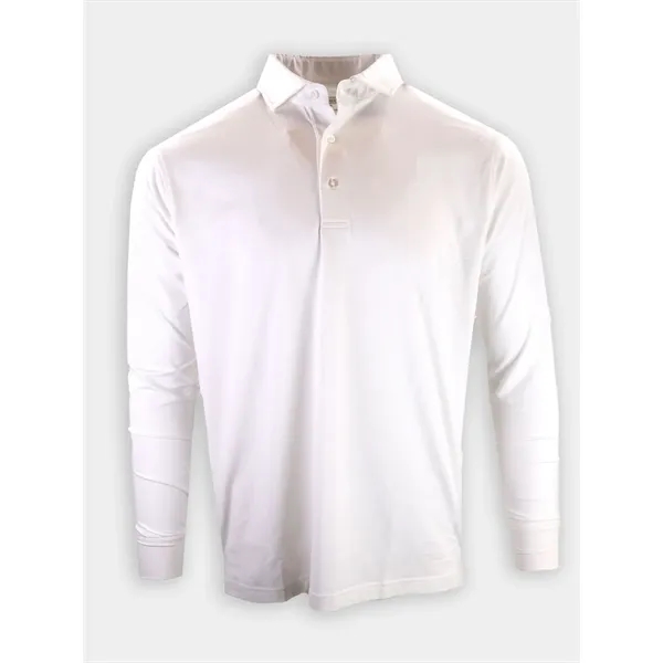 The Bandon, a long sleeve melange i-peach jersey by Donald Ross... from ASI 38120 Ball Pro / Diversified Quality Kitchenware / Branded Apparel Designs