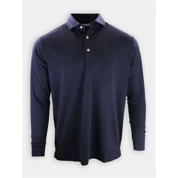 The Bandon, a long sleeve melange i-peach jersey by Donald Ross... from ASI 38120 Ball Pro / Diversified Quality Kitchenware / Branded Apparel Designs