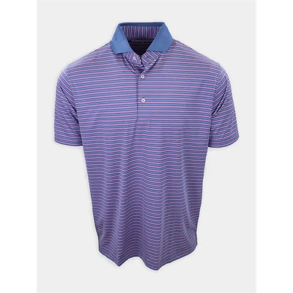 Elevate your golf game with the Classic Fit Moby Striped Golf... from ASI 38120 Ball Pro / Diversified Quality Kitchenware / Branded Apparel Designs