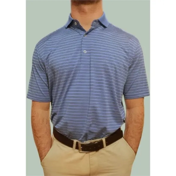 Elevate your golf game with the Classic Fit Moby Striped Golf... from ASI 38120 Ball Pro / Diversified Quality Kitchenware / Branded Apparel Designs