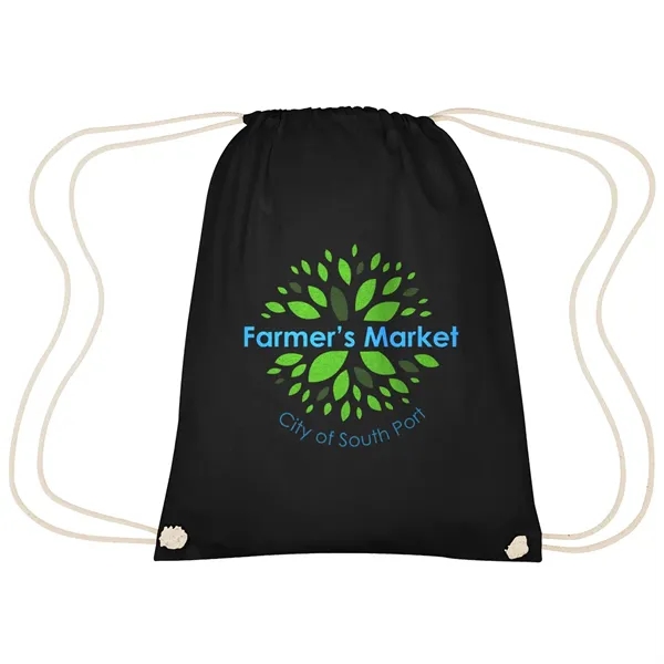 Cooper cotton drawstring bag for carrying your essential items from place... from ASI 61125 Hit Promotional Products / Hit®