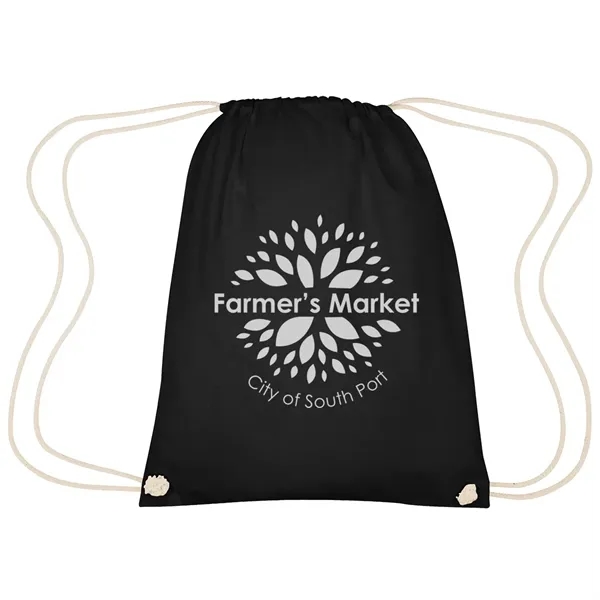 Cooper cotton drawstring bag for carrying your essential items from place... from ASI 61125 Hit Promotional Products / Hit®