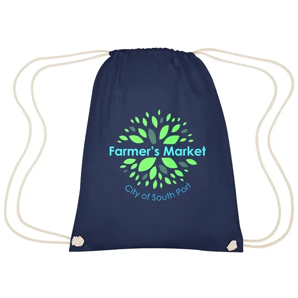 Cooper cotton drawstring bag for carrying your essential items from place... from ASI 61125 Hit Promotional Products / Hit®