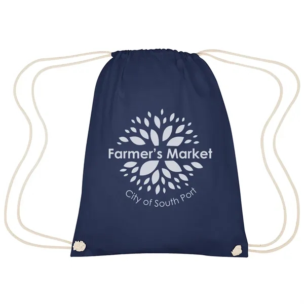 Cooper cotton drawstring bag for carrying your essential items from place... from ASI 61125 Hit Promotional Products / Hit®