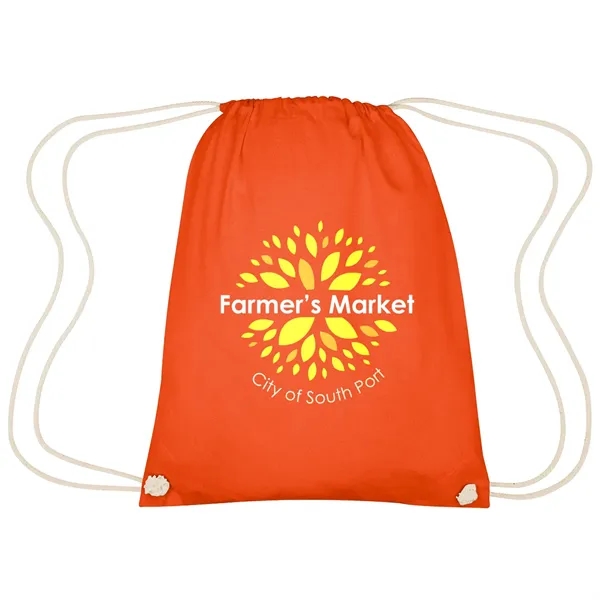 Cooper cotton drawstring bag for carrying your essential items from place... from ASI 61125 Hit Promotional Products / Hit®