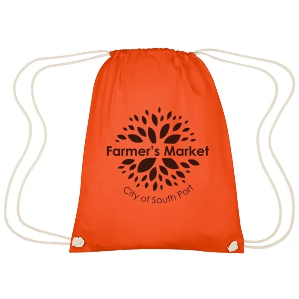 Cooper cotton drawstring bag for carrying your essential items from place... from ASI 61125 Hit Promotional Products / Hit®