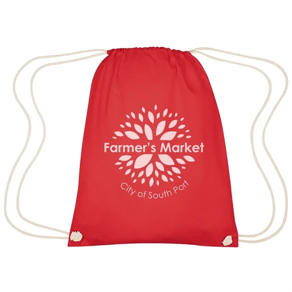 Cooper cotton drawstring bag for carrying your essential items from place... from ASI 61125 Hit Promotional Products / Hit®