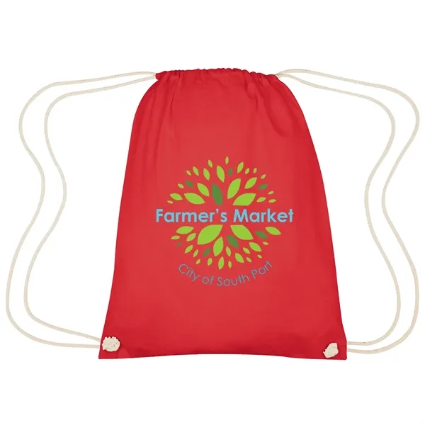 Cooper cotton drawstring bag for carrying your essential items from place... from ASI 61125 Hit Promotional Products / Hit®