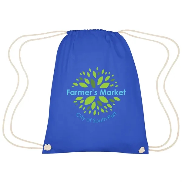 Cooper cotton drawstring bag for carrying your essential items from place... from ASI 61125 Hit Promotional Products / Hit®