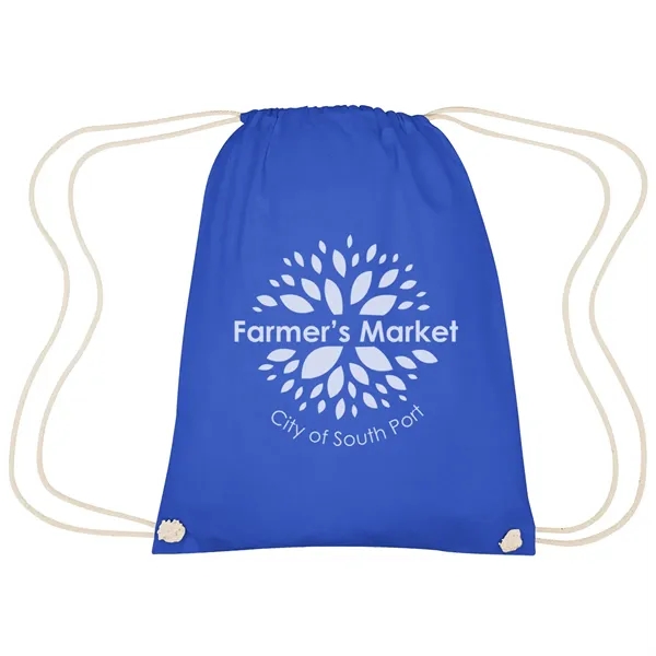 Cooper cotton drawstring bag for carrying your essential items from place... from ASI 61125 Hit Promotional Products / Hit®