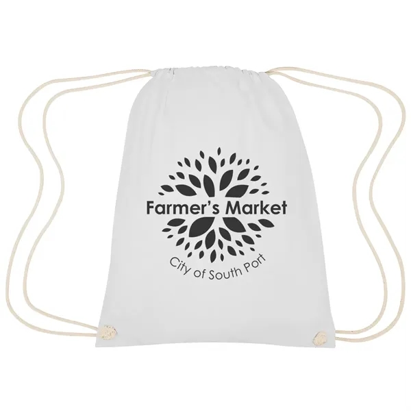 Cooper cotton drawstring bag for carrying your essential items from place... from ASI 61125 Hit Promotional Products / Hit®