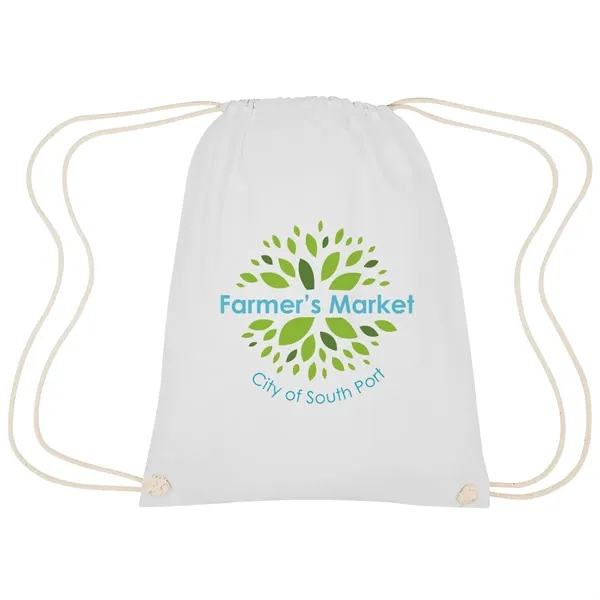 Cooper cotton drawstring bag for carrying your essential items from place... from ASI 61125 Hit Promotional Products / Hit®