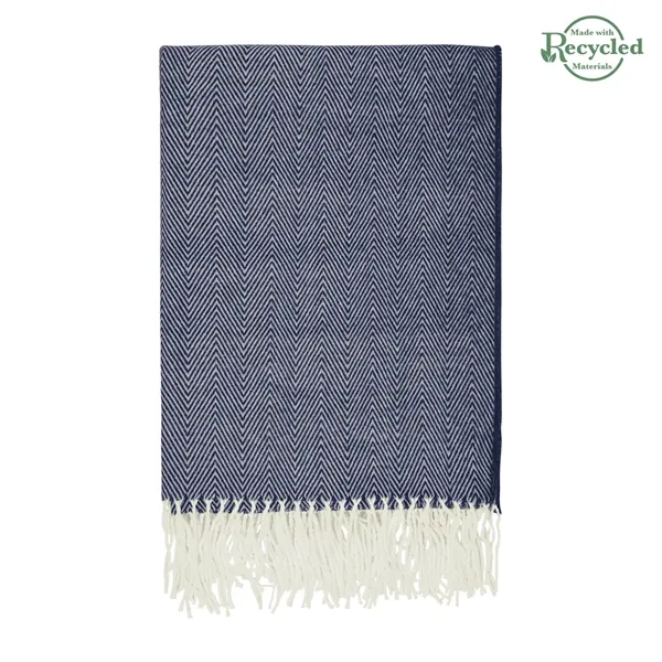 Eastport herringbone blanket for cozying up on the couch or adding... from ASI 61125 Hit Promotional Products / Hit®