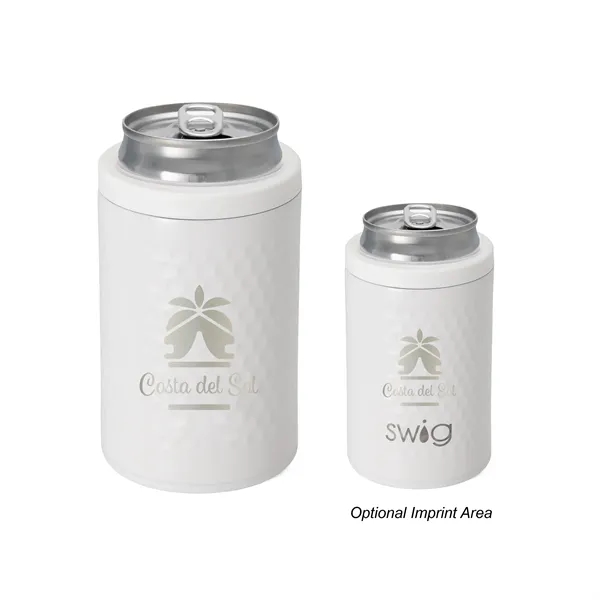 12 ounce stainless steel can cooler with triple insulation technology.... from ASI 61125 Hit Promotional Products / Hit®